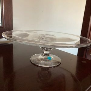 Tiffany & Co. crystal cake stand